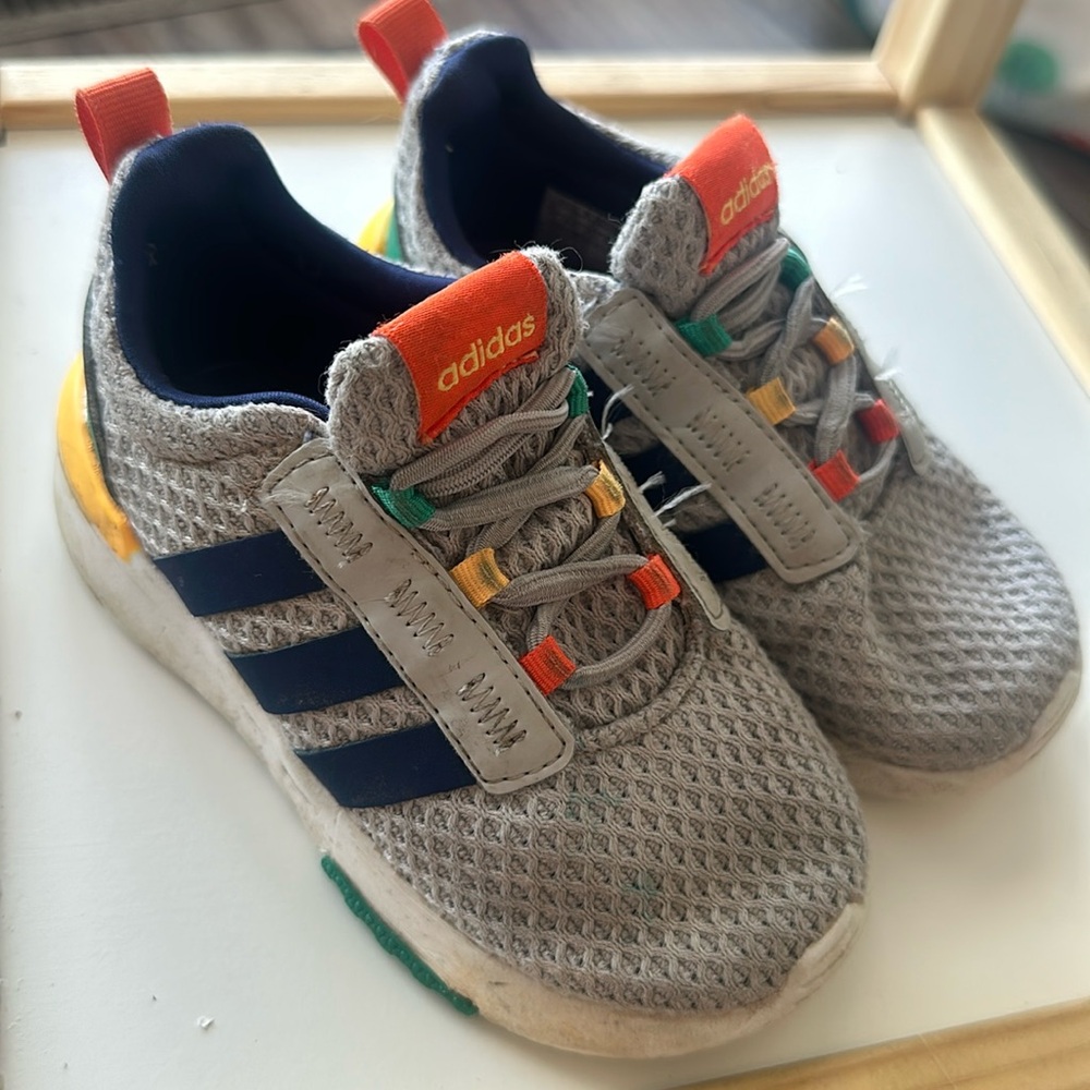 Grey Toddler Adidas Sneakers Size 7